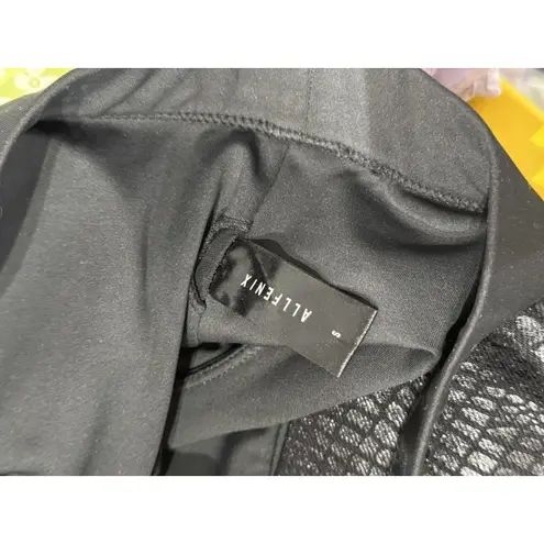 ALLFENIX sports bra womens SIZE SMALL steel colorblock padded Black