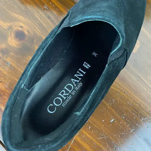 Cordani Black Suede Leather Amaya 2 Slip