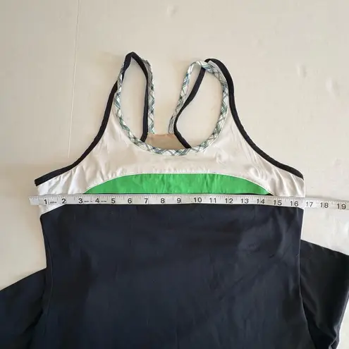 Tail racerback tennis dress athletic golf dress navy blue green Size M