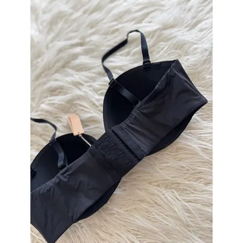 SKIMS Ultimate Push Up Strapless Bra Onyx Size 38C