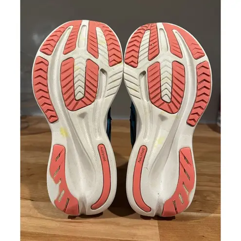 Saucony Ride 15 Womens Running Walking Shoes Blue Athletic Sneakers Size 7