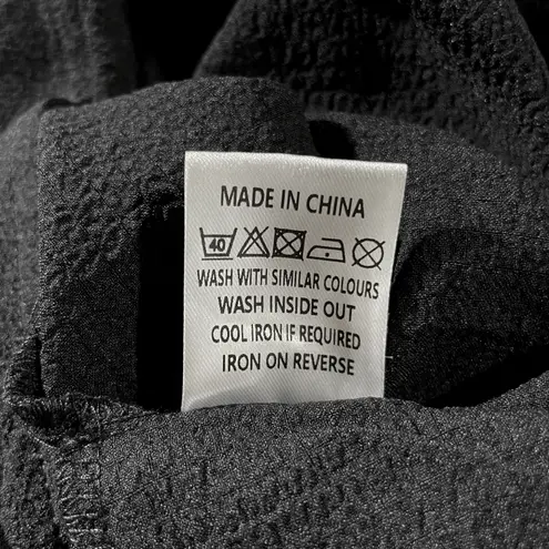 Area Stars New Long Sleeve Button Front Belted Jumpsuit Bella Black Size Medium