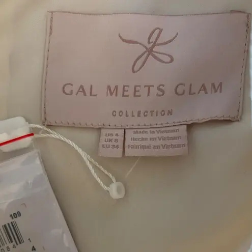 Gal Meets Glam Cream Jumpsuit Pantsuit Womens Size 4 New With Tags