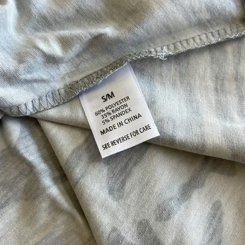 Oversized CAMO polyester rayon spandex blend short sleeve T