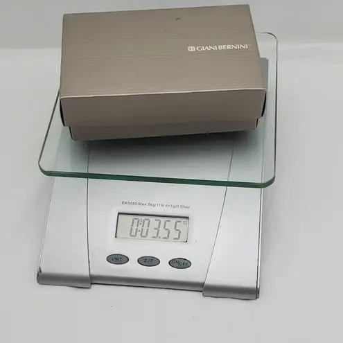 Giani Bernini Block Signature Womens Small Wallet Brown 4.5"