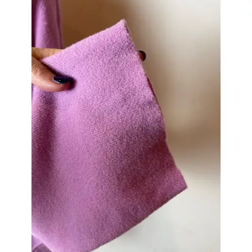 525 America Revolve Purple Crew Neck Shimmer Wide Sleeve Oversized Sweatshirt 1X