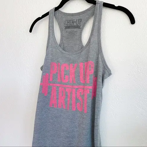 Chin Up Apparel Pick Up Artist Graphic Tank Size Small