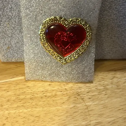 Vintage heart pin. This appears to be very old