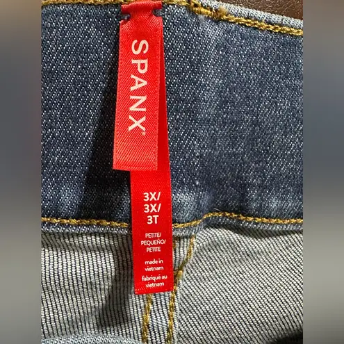 Spanx  Wide Leg Jeans with Patch Pockets size 3X petite tummy control thumbnail 9