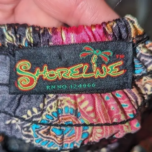 Shoreline Y2K HANDKERCHIEF PAISLEY STRAPLESS SWEETHEART MIDI