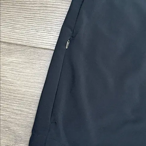 Coolibar 20” Pisa Travel Skort Skirt UPF Black Size Medium