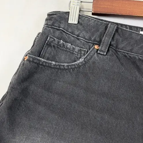 Dynamite Denim Claudia Jean Shorts Sz 29 Black Distressed Frayed Grunge Edgy