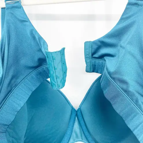 Cacique Lane Bryant Womens Smooth Lightly Lined Balconette Bra Size 42F Teal