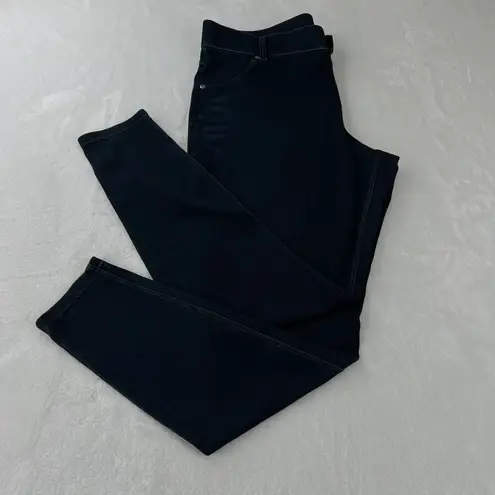 Hue Black Plaid Leggings Dark Blue Women's Size Extra Large