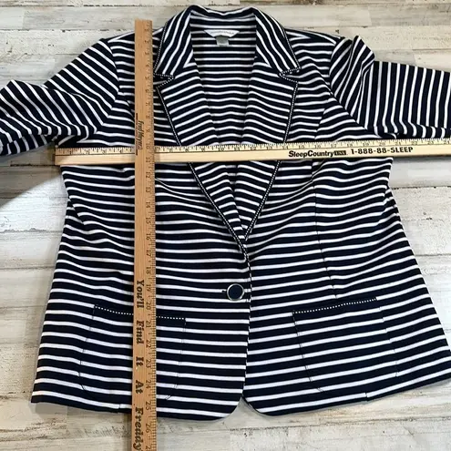 Christopher & Banks  Nautical Stripe Blazer