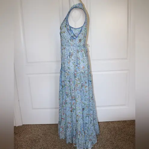 Poupette St. Barth Nana Maxi Dress in Blue Toulon Size Small