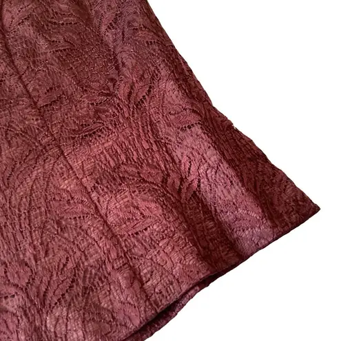 Travis Ayers Wine Red Blazer and Blouse Set Size 6