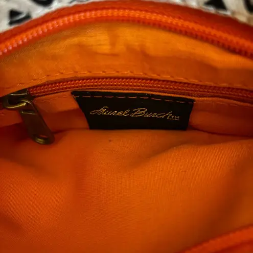 Laurel Burch Fabric Adjustable Strap Crossbody Bag W/Pockets Artsy Boho Tribal Brown