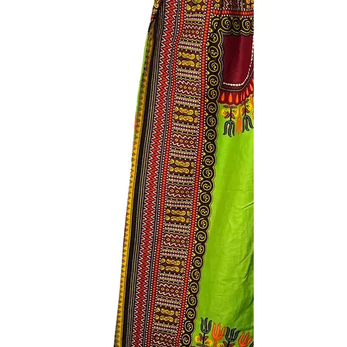 Jackpot Pants Womens Size S High Rise Boho Pull On Wide Leg Cotton Colorful NWT Brown