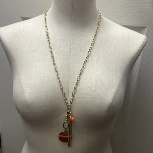 Illuminata necklace chain link gold tone lobster clasp closure jewelry