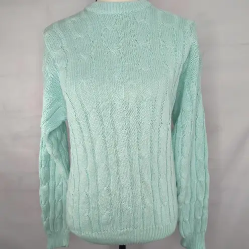 Vintage TRENDS Women’s Teal Chunky Knit Sweater