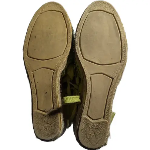 Vtg Y2K Ragg Lime Green Sequin Embellished Lace