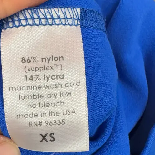 Susana Monaco Halter Back Mini Dress in Royal Blue Size Extra Small