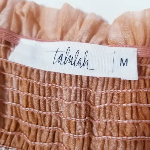 TALULAH Tie-Dye Smocked Tiered Maxi Dress