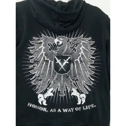 BLACKHAWK! Women’s Tactical Hoodie Black Rear Crest Size Medium NWT