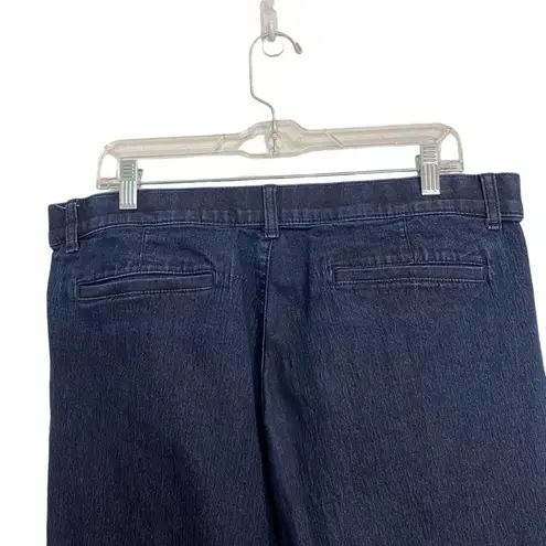 st. john's bay St. John’s Bay Blue Capri Jeans Sz 16