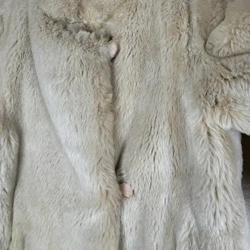 Jordache 80s Vintage Faux Fur Coat Luxe Animal Preppy Mean Girls