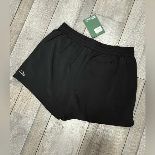 NEW! L.L. Bean Women's Ultralight Adventure Shorts Black Size M