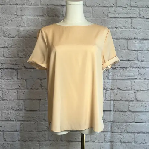 Antonio Melani  Short Sleeve Light Pink Blouse Women's Small