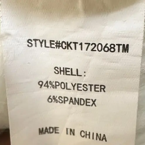 MELLODAY Crushed Velvet Top Womens S Taupe Long Sleeve Ruched Whimsigoth Soft