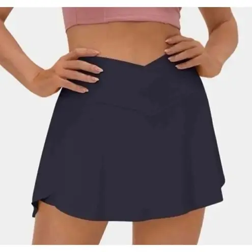 Halara Patitoff Navy Everyday Cloudful Air Fabric 2-in-1 Crossover SZ M #1662