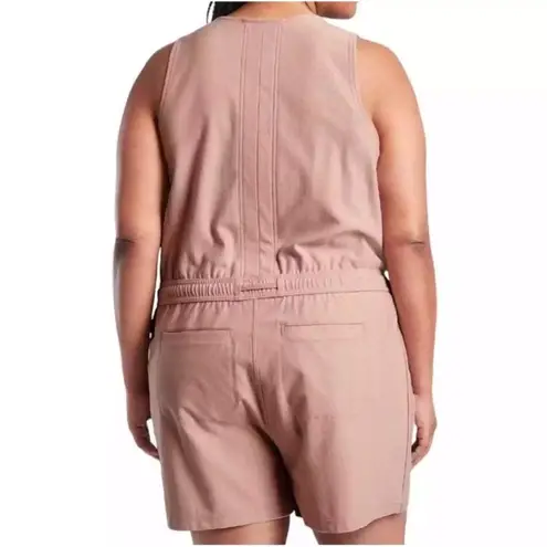 Athleta NWT  Farallon Romper Mocha Latte Pink