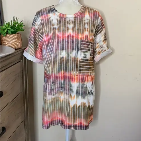 ZARA  • art to wear retro tie dye oversized shirt