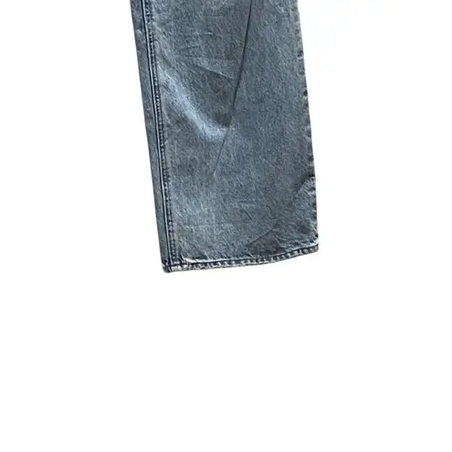 Denim Forum The Farrah High Rise Wide Leg Jeans Blue Size 32L Aritzia Y2K School