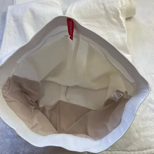 Spanx EveryWear Ankle Skinny Jeans Women's Size Medium Shapewear White Stretch