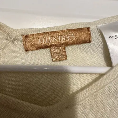 Ellen Tracy Poncho Sweater Top