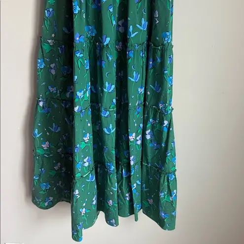 Hill House Emerald space Rocket Floral Ellie Dress XS