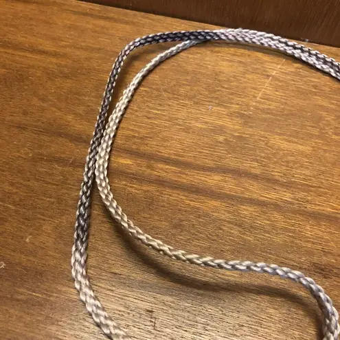 Handmade y2K Purple and Blue Patterned Beaded Mini-Satchel