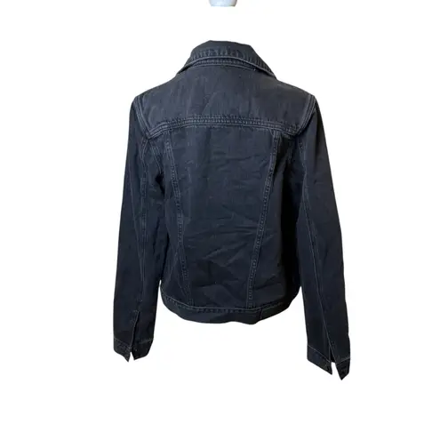 Nobody Denim Fleur Jacket XS Trucker Neutral Casual Classic Grunge Streetwear Black