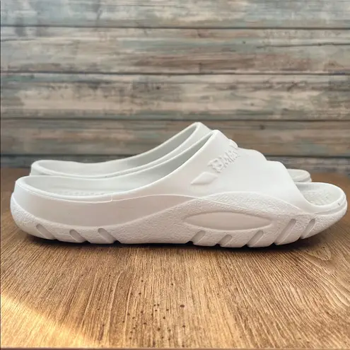 Birkenstock Birki’s Light Gray Slides White Size 10