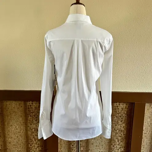 Halogen  Classic Button-up White Shirt Size XS NWT