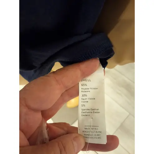 Cupshe  Women's NAVY Rosalinda Belted V-neck Button Up with Pockets Romper