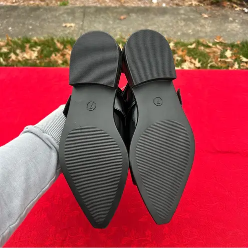 Wild Fable Nwt Size 7 Peyton Double Buckle black Slingback Flats by  alternative thumbnail 7