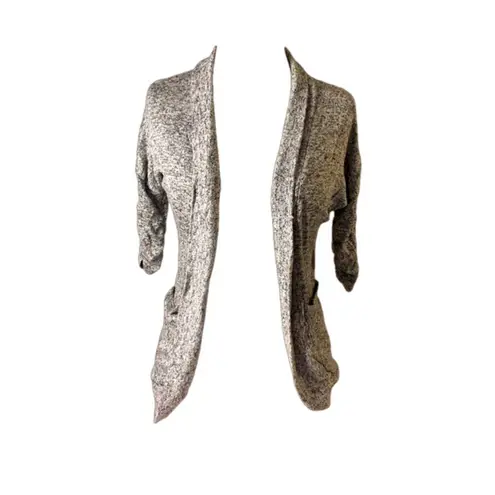 Free Kisses Cozy Minimalist Gray Open Front Cardigan Women’s Small