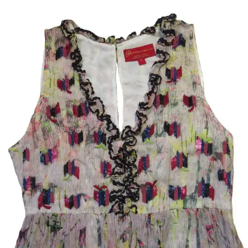 NWT Anthropologie Bhanuni by Jyoti Cydney Carson Beaded Sleeveless Maxi Dress 0