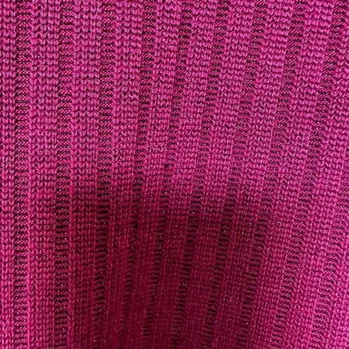 Maeve Anthropologie plum metallic cardigan